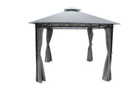 Glendale Garden & Leisure Glendale Marco Polo Gazebo 4X3 Grey - thumbnail 2