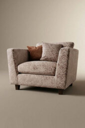 Loft Home Victoria Woven Patterns Fabric Armchair - thumbnail 2