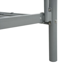 Berkfield Bunk Bed Grey Metal 90X200 Cm - thumbnail 7