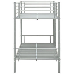 Berkfield Bunk Bed Grey Metal 90X200 Cm - thumbnail 4