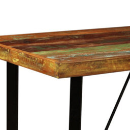 Berkfield Bar Table Solid Reclaimed Wood 120X60X107 Cm - thumbnail 3