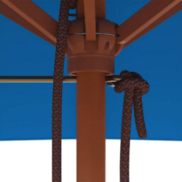 Walplus Garden Parasol With Wooden Pole Blue 150X200 Cm - thumbnail 9