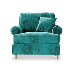 Alfie Emerald Armchair For Living Room - Fully Assembled By Roseland Furniture - thumbnail 3