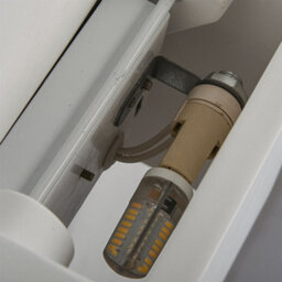 First Choice Lighting Set Of 2 Michele - White G9 Plaster Wall Lights - thumbnail 5