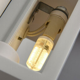 First Choice Lighting Set Of 2 Michele - White G9 Plaster Wall Lights - thumbnail 6