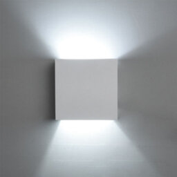 First Choice Lighting Set Of 2 Michele - White G9 Plaster Wall Lights - thumbnail 3