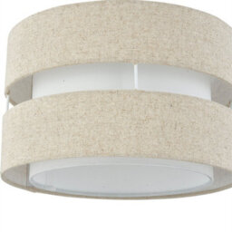 First Choice Lighting Benni - Natural Linen 26Cm Pendant Shade - thumbnail 3