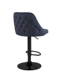Hygrad Built to Survive Set Of 2 Adjustable Breakfast Velvet Bar Stools Swivel Gas Lift Chair Kitchen Barstool Cafe Pub - thumbnail 2