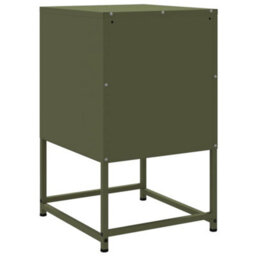 Berkfield Bedside Cabinets 2 Pcs Olive Green 36X39X60.5 Cm Steel - thumbnail 8