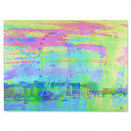 Benjamin Tate Design Fuzzy London Glass Chopping Boarddesigner Style - thumbnail 2