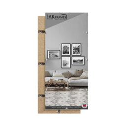 Ak Frames 26X10 Frameless Clip Frame With Shatter-Resistant Perspex - Clip Photo Frame For Prints, Photos And Wall Art - thumbnail 1