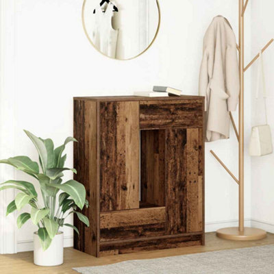 Berkfield Sideboard With Drawers And Doors Old Wood 73X31X90 Cm - image 1