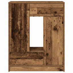 Berkfield Sideboard With Drawers And Doors Old Wood 73X31X90 Cm - thumbnail 6