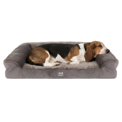 Harbour Housewares Waterproof Dog Bed - Medium Orthopaedic Egg Crate Foam Mattress Washable Joint Support Non-Slip Pet Bed - image 1