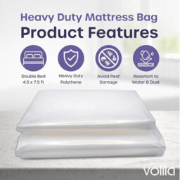 volila Double Mattress Bag - Mattress Protective Storage Bag, Protective Storage Cover, Moving House - thumbnail 3