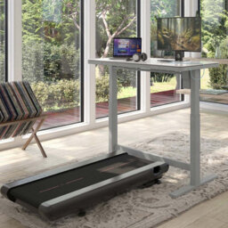 Xample Tresanti Geller Adjustable Height Tech Desk - Sit Stand Desk With Tempered Glass Top, Usb & Usb-C Ports, Illumitouch Controls - thumbnail 3
