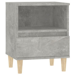 Berkfield Elegant Bedside Cabinets 2 Pcs Concrete Grey 40X35X50 Cm - thumbnail 6