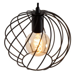 Lucide Danza Classic Pendant Light 25Cm - 1Xe27 - Black - thumbnail 8