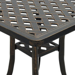 Berkfield Garden Table Bronze 53X53X53 Cm Cast Aluminium - thumbnail 9