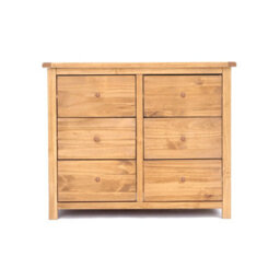 Cabinet Bits Lugo 6 Drawer Chest Of Drawers Wood Knob - thumbnail 1