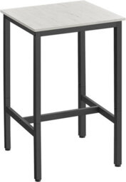 Songmics Vasagle Tall Table, Square Height Dining Table, Durable Steel Frame, Effortless Assembly, Industrial - Stools Not Included - thumbnail 6