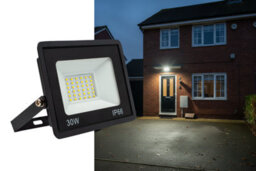 Nightsearcher Faststar 2700 - 2700 Lumens, Wall Mounted Security Flood Light - thumbnail 1
