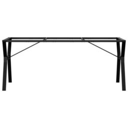 Berkfield Dining Table Legs Y-Frame 180X80X73 Cm Steel - thumbnail 4