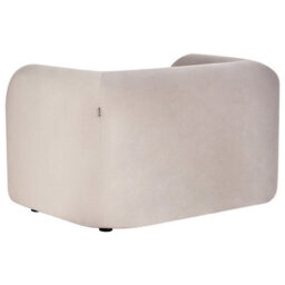 Wyld And Coco Home Velvet 5-Seater Taupe Sofa With Matching Armchair Set, Velvet Upholstery, Eucalyptus Legs - thumbnail 9