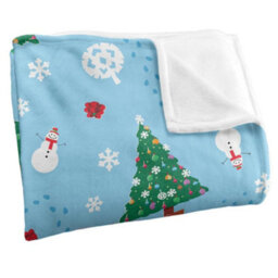 Sesame Street Silky Footprint Holiday Supersoft Blanket Multicoloured (One Size) - thumbnail 3