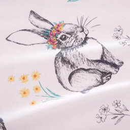 Catherine Lansfield Bunny Tails Ditsy Flowers Reversible Duvet Cover Set With Pillowcase Pink - thumbnail 5