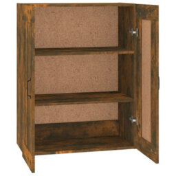 Berkfield Hanging Wall Cabinet Smoked Oak 69.5X32.5X90 Cm - thumbnail 7
