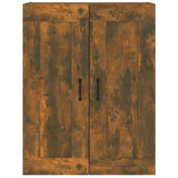 Berkfield Hanging Wall Cabinet Smoked Oak 69.5X32.5X90 Cm - thumbnail 5