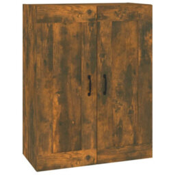 Berkfield Hanging Wall Cabinet Smoked Oak 69.5X32.5X90 Cm - thumbnail 2