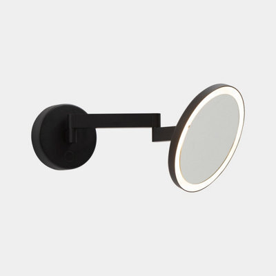 Luminosa Lighting Luminosa Vanity Illuminated Bathroom Mirror Black, Sandblasted Led 10.5W 3000K Ip44 Touch Dimming - image 1