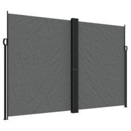 Walplus Retractable Side Awning Garden Sun Shade Canopy Gazebo For Back Door, Porch, Patio Anthracite 220X600 Cm - thumbnail 2