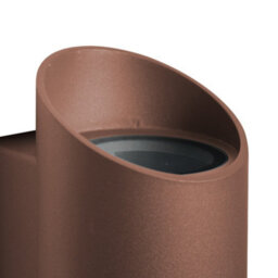 Nordlux Nico Outdoor Aluminium Wall Light Weatherproof Brown,mains - thumbnail 8