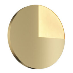 Luminosa Lighting Luminosa Jupiter Modern Integrated Led Wall Lamp Brass, 3000K - thumbnail 1