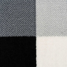 Loomed Grey Black Bordered Geometric Living Room Rug 160X230Cm - thumbnail 3