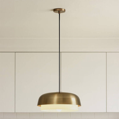 Edit Edge Ceiling Pendant Light Champagne Gold - image 1