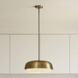 Edit Edge Ceiling Pendant Light Champagne Gold - thumbnail 1
