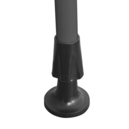 Berkfield Manual Retractable Awning With Led 100 Cm Blue And White - thumbnail 7