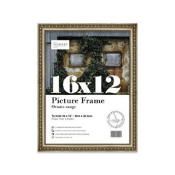 16X12 Champaign Ornate Picture Frame (40.6 X 30.5Cm) Poster, Photo, Artwork, Gallery Wall Or Print - thumbnail 1