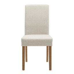 Hallowood Furniture Waverly Drop Leaf Round Table With 4 Upholstered Chairs In Beige Fabric - thumbnail 9