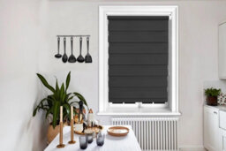 Lister Cartwright Day And Night/zebra Blinds, Premium Quality Double Roller, Vision Blinds(Black, 150 X 165 Cm) - thumbnail 4