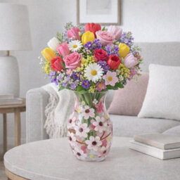 Lesser & Pavey Lynsey Johnstone Blossom Hand Painted Vase - thumbnail 2