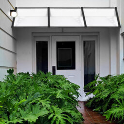 Breeins Retractable Front Door Canopy Outdoor Awning Window Garden Canopy Patio Porch Awning Rain Shelter Cover W 270 Cm - thumbnail 2
