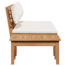 Walplus Garden Bench 2 Pcs Brown Solid Teak Wood - thumbnail 9