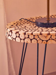 Orsina Stable And Durable Oval Table, Oval Design Table With Hairpin Legs, Easy To Maintain Cocktail Round Table - thumbnail 8