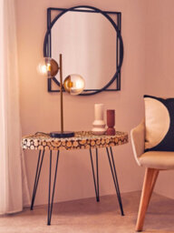 Orsina Stable And Durable Oval Table, Oval Design Table With Hairpin Legs, Easy To Maintain Cocktail Round Table - thumbnail 7