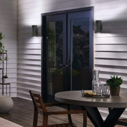 Long Life Lamps Company Black Outdoor Double Wall Light Cone Shape Zlc313 - thumbnail 9